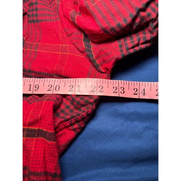 Columbia plaid button down flannel womens medium outdoor hiking casual western - Picture 5 of 7